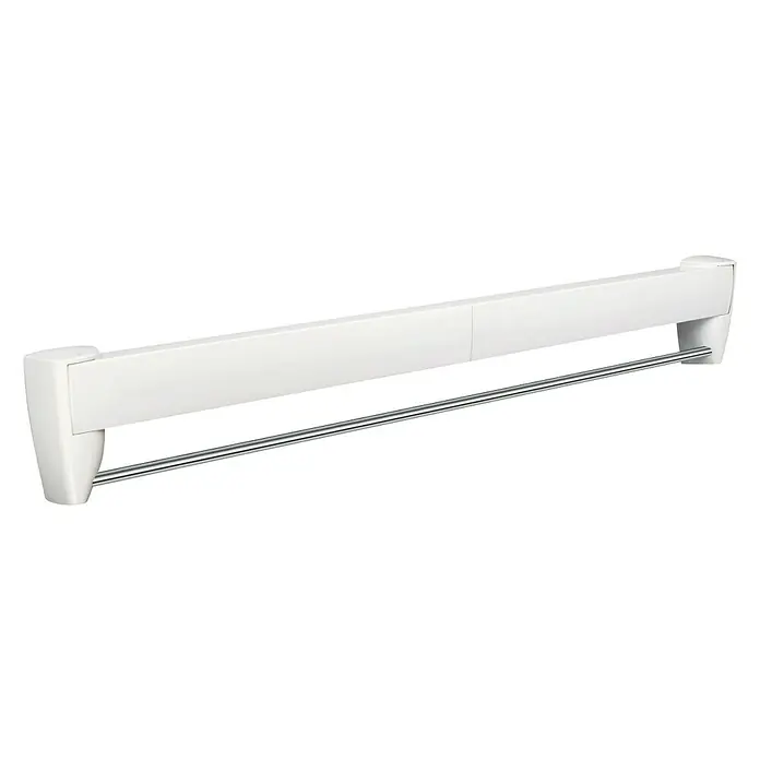 Leifheit Tendedero de pared Telegant plus 36 - Longitud cuerda de tender: 3,6 m, Blanco, Ancho: 70 cm - Vista angular
