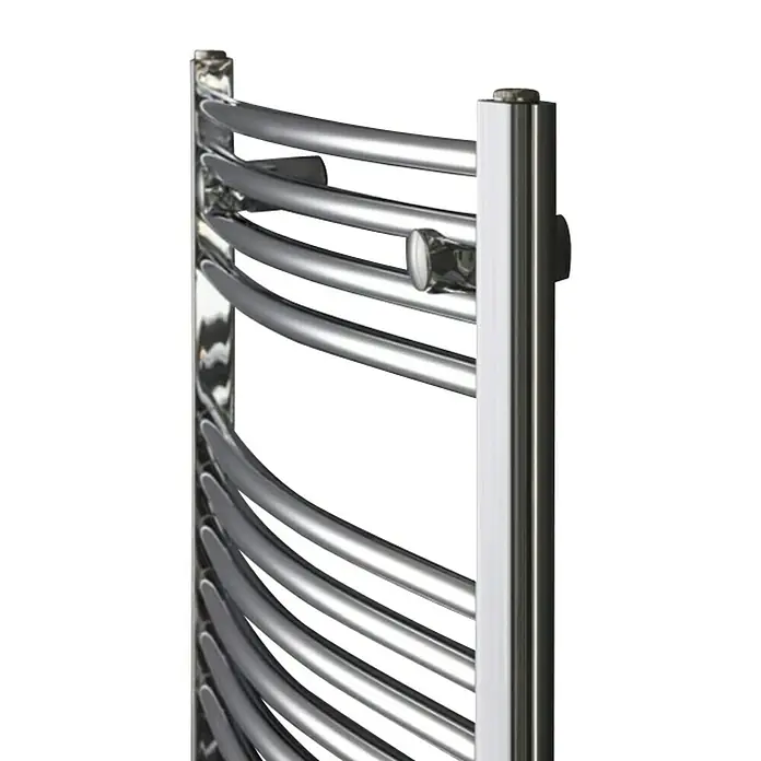 Ximax Badheizkörper C2 - 60 x 163,6 cm, Anschlüsse: Beidseitig unten, 635 W, Chrom - Detailaufnahme