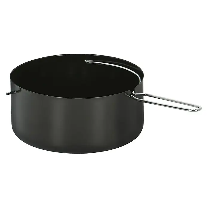 Kingstone Kogelbarbecue Bullet 57 - Zwart, Hoofdgrilloppervlak: Ø 57 cm - Close-up