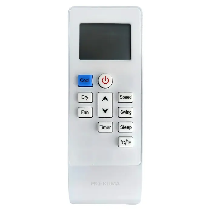 Proklima Mobiles Klimagerät WiFi - Max. Kühlleistung je Gerät in BTU/h: 16.000 BTU/h, Passend für: Räume bis 35 m² - Vorderansicht