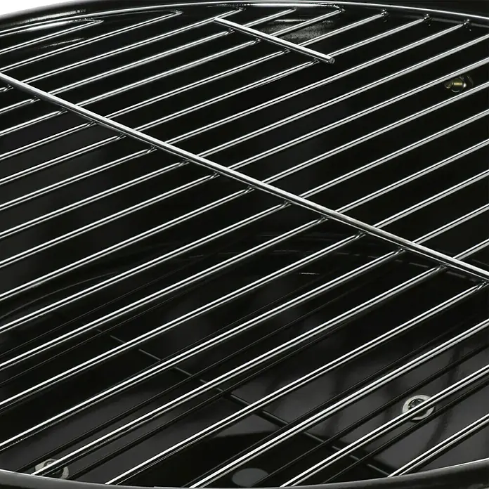 Kingstone Kogelbarbecue Bullet 57 - Zwart, Hoofdgrilloppervlak: Ø 57 cm - Close-up