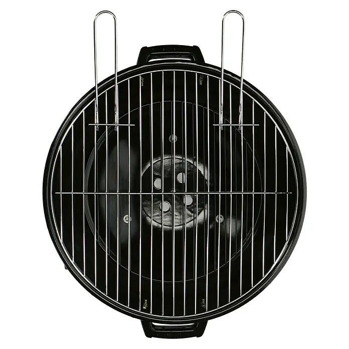 Kingstone Kogelbarbecue Bullet 57 - Zwart, Hoofdgrilloppervlak: Ø 57 cm - Close-up