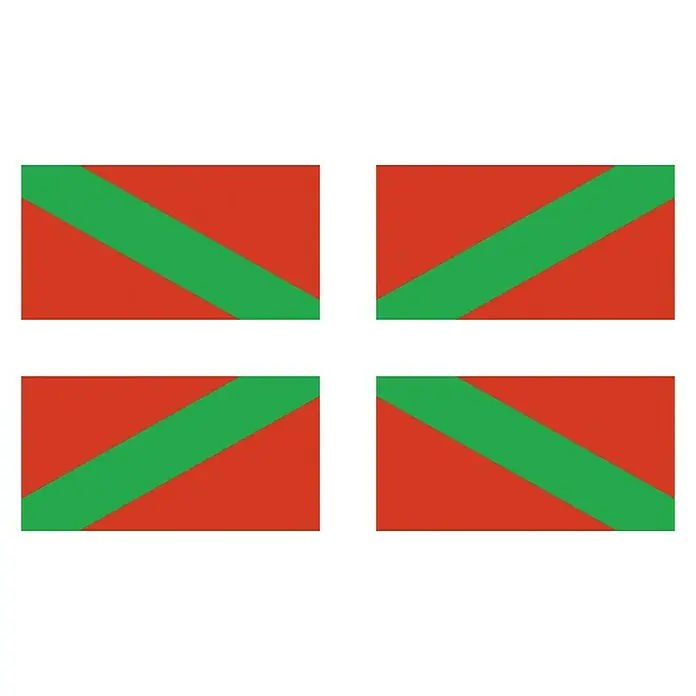 Bandera Euskadi - 40 x 60 cm - Vista frontal