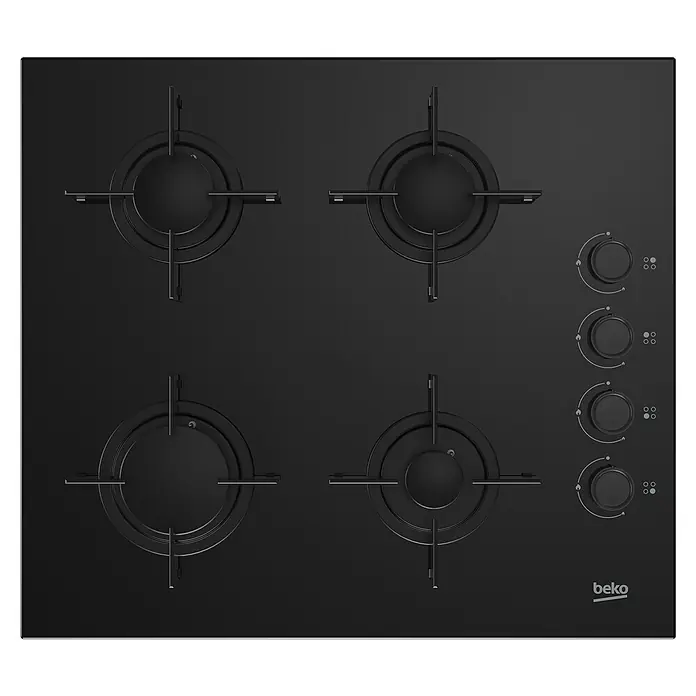 Beko Set de horno empotrado BBSE12131CXD - Número de tipos de calentamiento: 6 ud., Negro/Acero inoxidable - Vista descendente