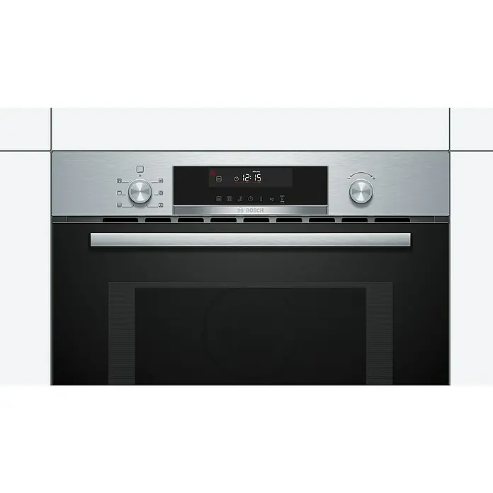 Bosch Horno empotrado compacto microondas CMA585GS0 - Número de tipos de calentamiento: 5 ud., Volumen horno: 44 l - Primer plano