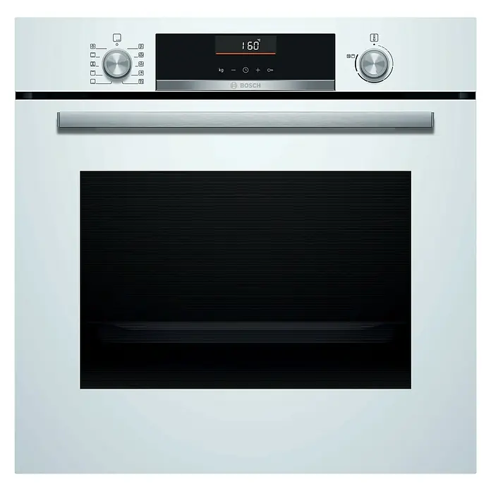 Bosch Horno empotrado HBA5360W0 - Número de tipos de calentamiento: 7 ud., Volumen horno: 71 l - Vista frontal