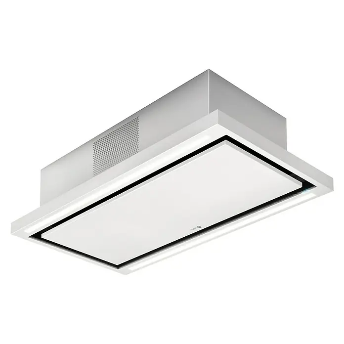 Turboair Campana integrable filtrante Clara - Ancho: 89,9 cm, Potencia de aire máx.: 490 m³/h, Blanco - Vista angular