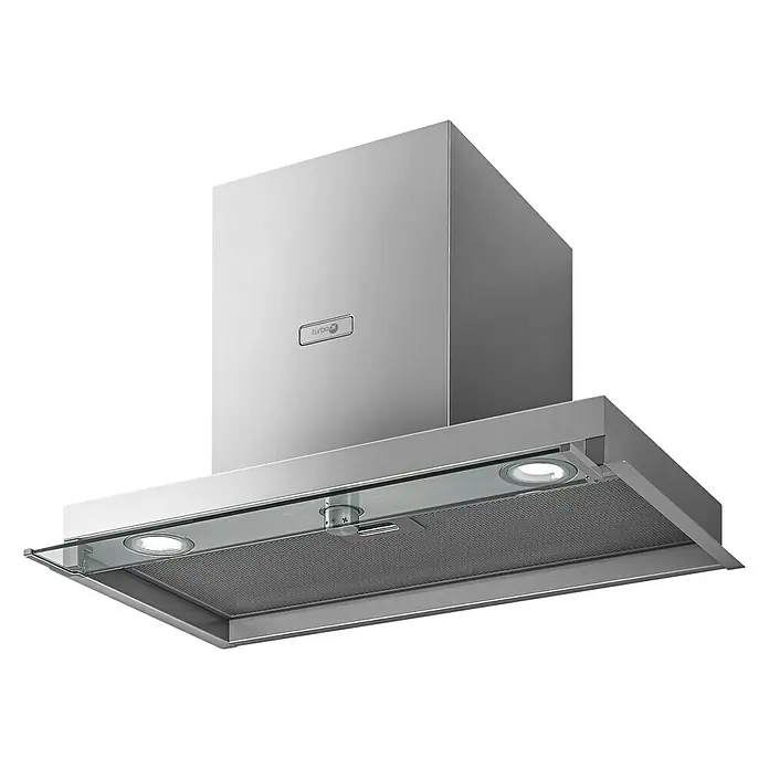 Turboair Campana integrable Facile - Ancho: 59,4 cm, Potencia de aire máx.: 620 m³/h, Acero inoxidable - Vista angular