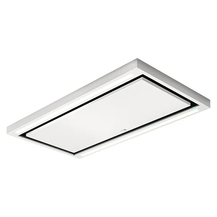 Turboair Campana integrable Clara - Ancho: 89,9 cm, Potencia de aire máx.: 460 m³/h, Blanco - Vista angular