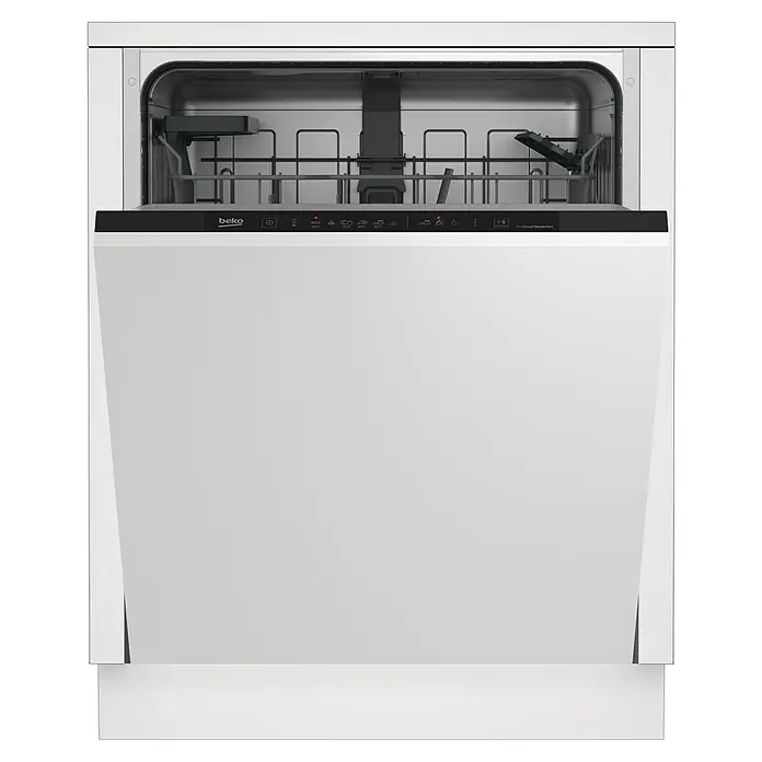 Beko Lavavajillas integrable DIN36420AD - Apto para: 14 cubiertos, 55 x 59,8 x 81,8 cm - Vista frontal