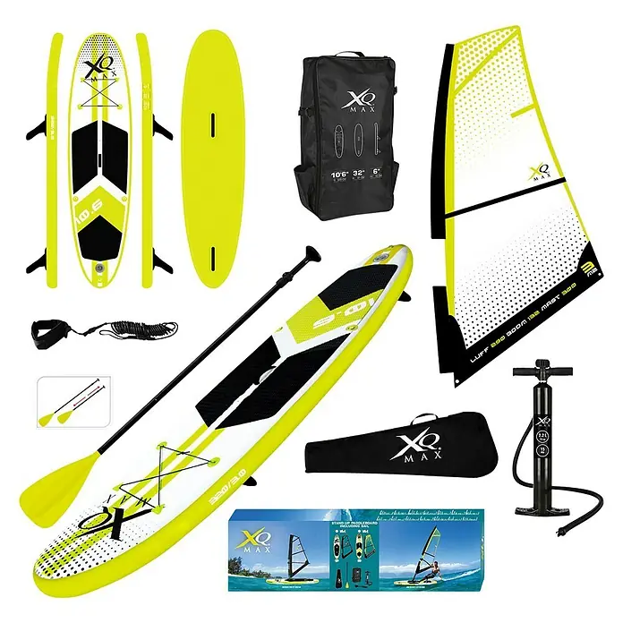 Paddle surf XQMax Combo Set - L x An x Al: 320 x 81 x 15 cm, Carga útil: 150 kg, Hinchable - Vista frontal