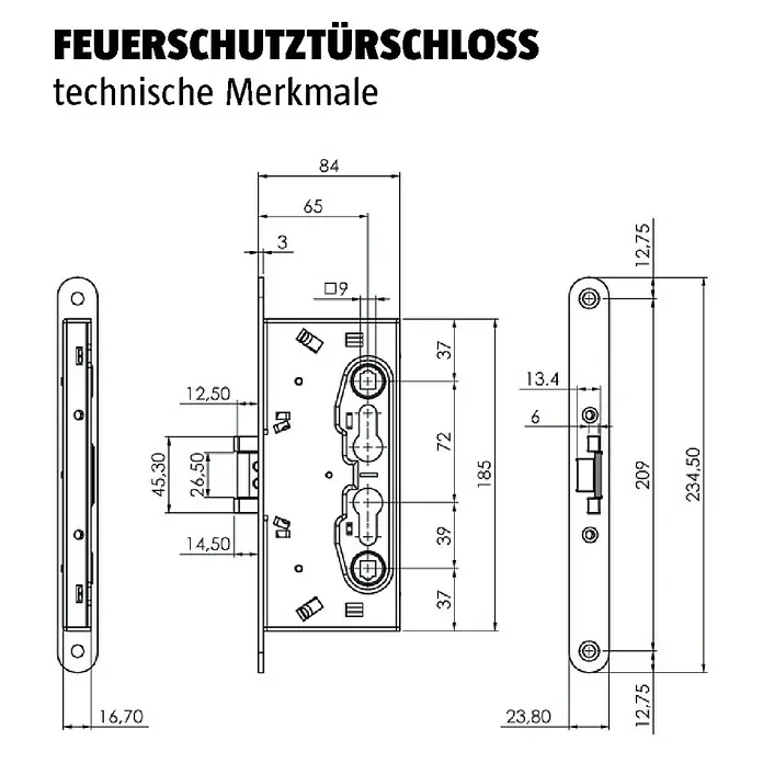 Duravit ME by Starck Wand-WC - Spülrandlos, Ohne Spezialglasur, Spülform: Tief, WC Abgang: Waagerecht, Weiß - Skizze