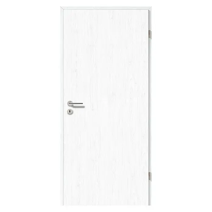 GetaDoor Lamineo Zimmertür GLN 15 - 735 x 1.985 mm, DIN Anschlag: Rechts, Pinie Polar, Mittellage: Röhrenspan - Vorderansicht