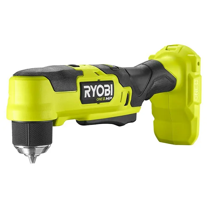 Ryobi ONE+HP Haakse accuschroefboormachine RAD18C-0 - 18 V, Excl. accu, Onbelast toerental: 450 tpm - 1.700 tpm - Diagonaal zicht