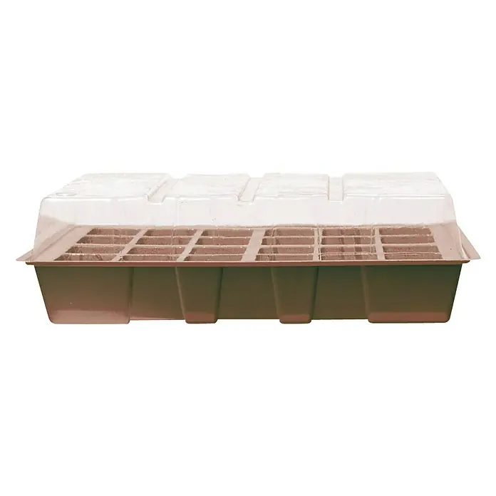 Nortene Kit de cultivo Planting - 4 pzs., L x An: 35 x 23,5 cm, Marrón - Vista angular