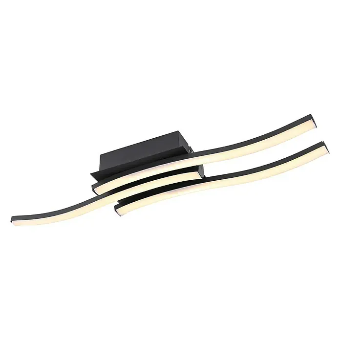 Globo LED-Deckenleuchte KASIMIR - 18 W, L x B x H: 54 x 160 x 66 cm - Diagonale Ansicht
