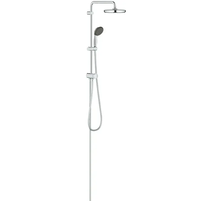 Grohe Vitalio Start Duschsystem - Mit Umsteller, Lochabstand: 62 cm, Anzahl Strahlarten: 2 Stk., Chrom - Diagonale Ansicht