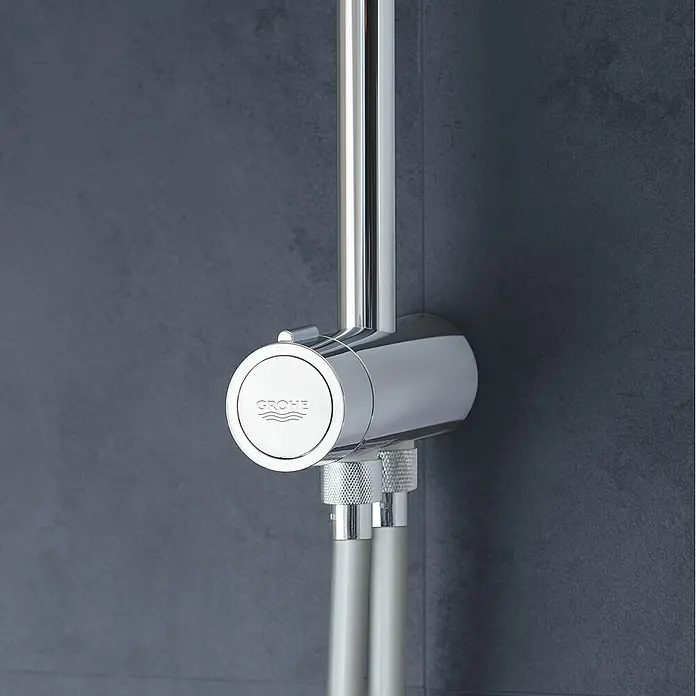 Grohe Vitalio Start Duschsystem - Mit Umsteller, Lochabstand: 62 cm, Anzahl Strahlarten: 2 Stk., Chrom - Detailaufnahme