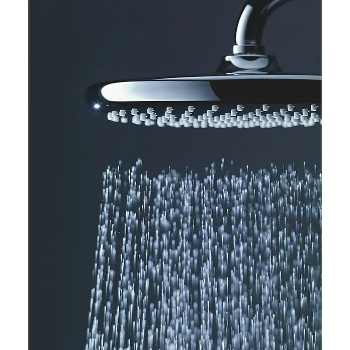Grohe Vitalio Start Duschsystem 250 - Mit Thermostatarmatur, Lochabstand: 101,6 cm, Anzahl Strahlarten: 2 Stk., Chrom - Detailaufnahme