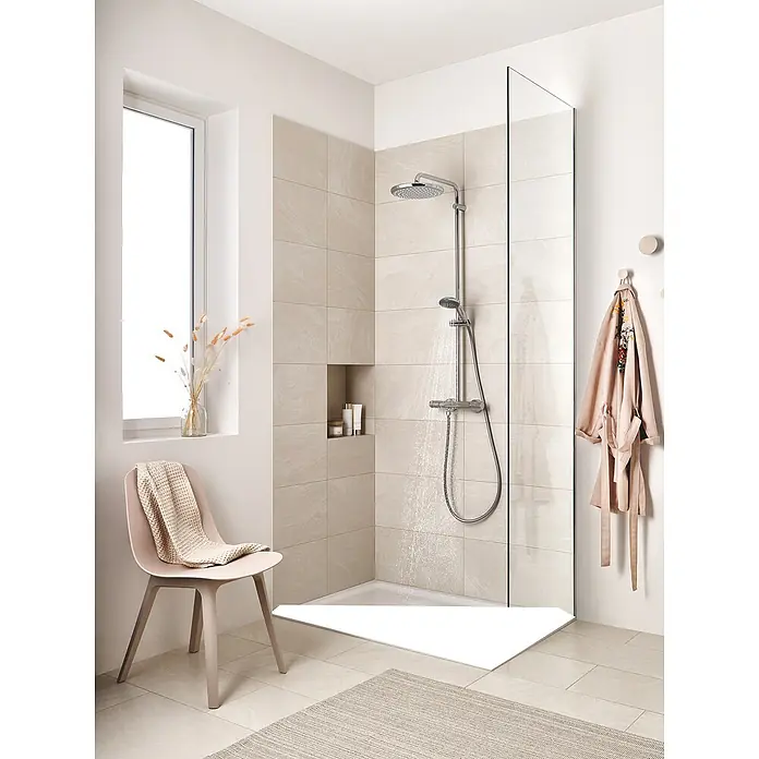Grohe Vitalio Start Duschsystem 250 - Mit Thermostatarmatur, Lochabstand: 101,6 cm, Anzahl Strahlarten: 2 Stk., Chrom - Stimmungsaufnahme