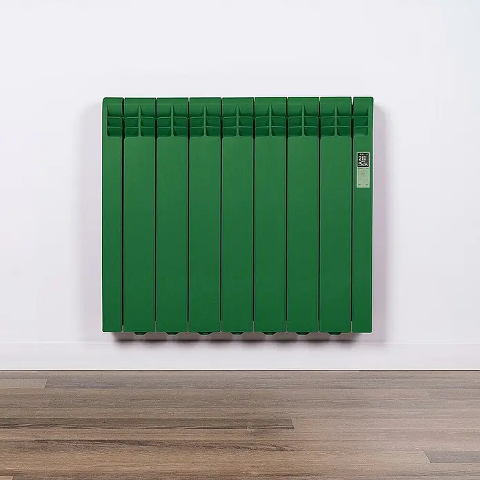 Rointe Emisor térmico RAL - 770 W, Verde perla, 9,7 x 67,5 x 58,5 cm - Foto ambiente