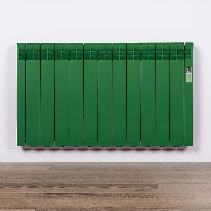 Rointe Emisor térmico RAL - 1.210 W, Verde perla, 9,7 x 99,2 x 58,5 cm - Foto ambiente