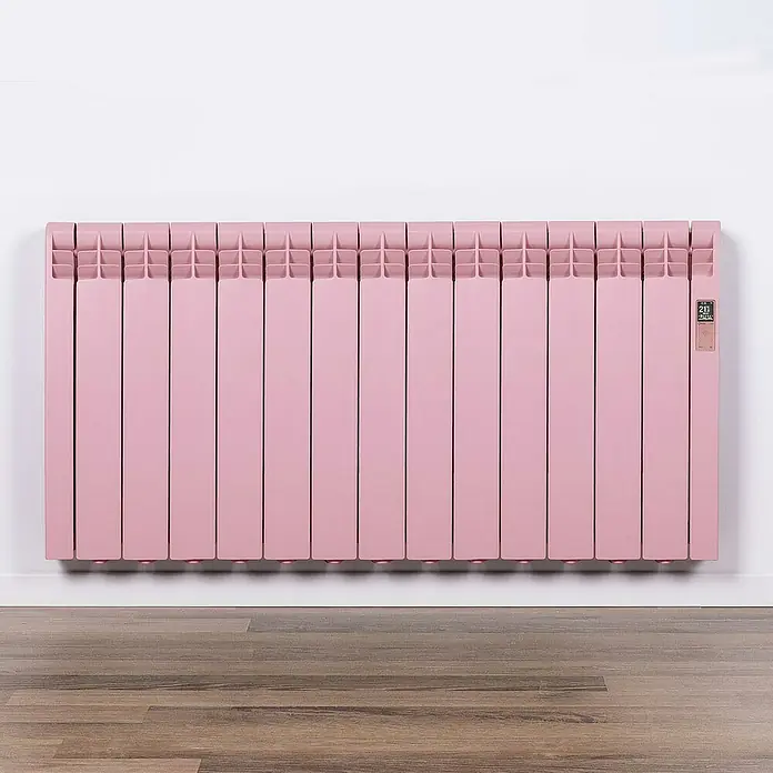 Rointe Emisor térmico RAL - 1.430 W, Rosa claro, 9,7 x 116 x 58,5 cm - Foto ambiente