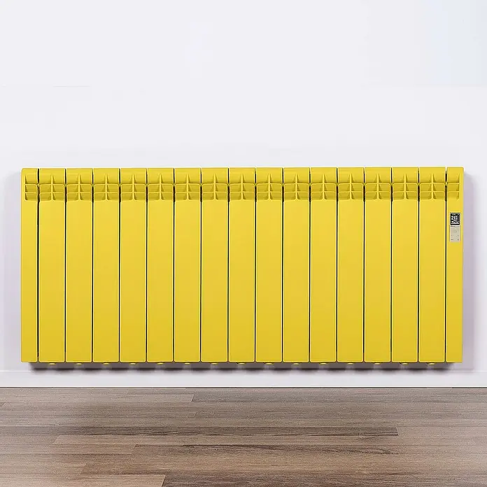 Rointe Emisor térmico RAL - 1.600 W, Amarillo colza, 9,7 x 132 x 58,5 cm - Foto ambiente