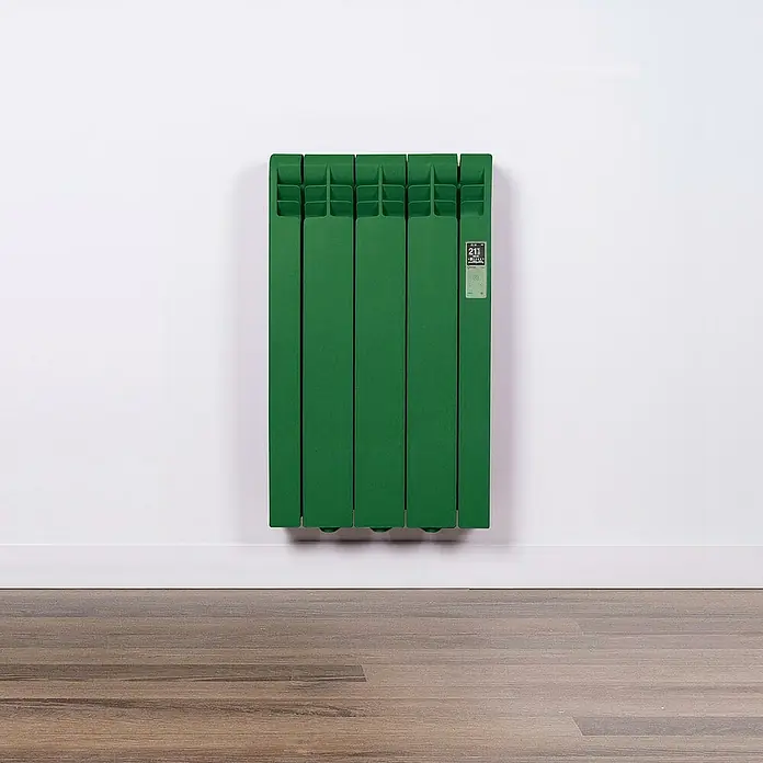 Rointe Emisor térmico RAL - 330 W, Verde perla, 9,7 x 35 x 585 cm - Foto ambiente