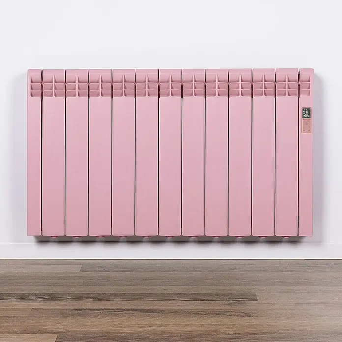 Rointe Emisor térmico RAL - 1.210 W, Rosa claro, 9,7 x 99,2 x 58,5 cm - Foto ambiente