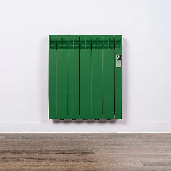 Rointe Emisor térmico RAL - 550 W, Verde perla, 9,7 x 51 x 58,5 cm - Foto ambiente