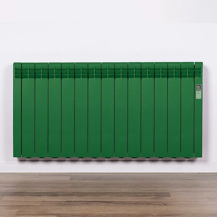 Rointe Emisor térmico RAL - 1.430 W, Verde perla, 9,7 x 116 x 58,5 cm - Foto ambiente