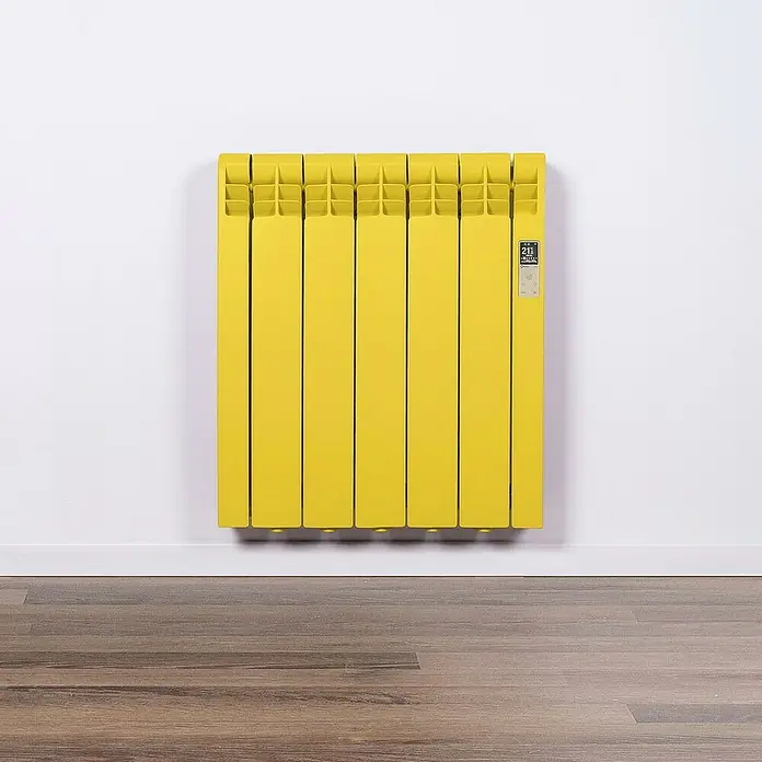 Rointe Emisor térmico RAL - 550 W, Amarillo colza, 9,7 x 51 x 58,5 cm - Foto ambiente