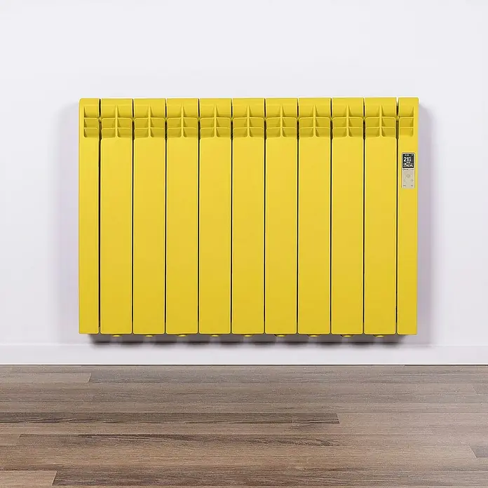 Rointe Emisor térmico RAL - 990 W, Amarillo colza, 9,7 x 83,5 x 58,5 cm - Foto ambiente