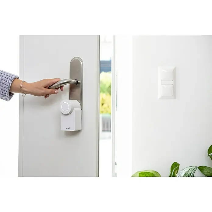 Nuki Elektronisches Türschloss Smart Lock 3.0 - Weiß - Anwendungsbeispiel