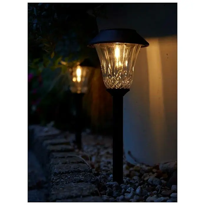 Luxform LED vanjska stajaća svjetiljka sa senzorom St. Tropez - 120 x 120 x 420 mm - Živopisni prikaz
