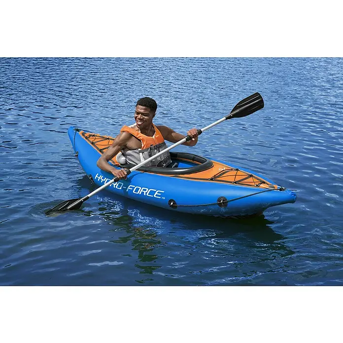 Hydro-Force Kayak Cove Champion - L x An: 275 x 81 cm, Carga útil: 100 kg, Apto para: 1 persona - Producto en uso
