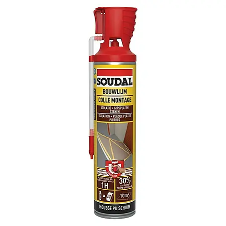 Soudal  PU-montageschuim bouwlijm Genius