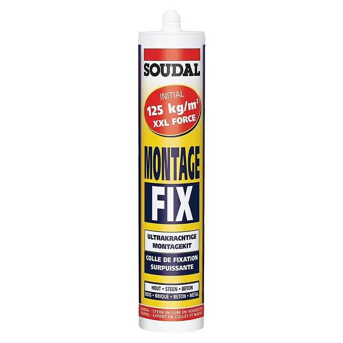 Soudal Montagelijm Montage Fix - 310 ml - Vooraanzicht