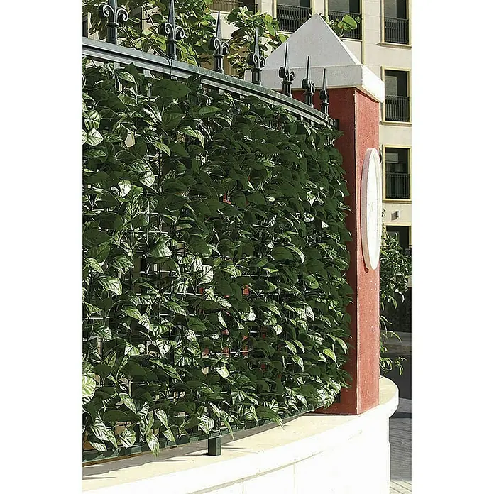 Kunsthecke Herda - L x B x H: 300 x 3 x 150 cm, Kunststoff - Stimmungsaufnahme