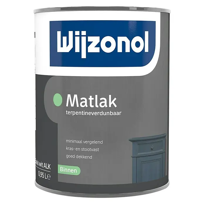 Wijzonol Matlak - 950 ml, Mat - Vooraanzicht