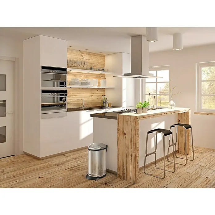 Hailo Mülleimer Harmony - M, Edelstahl, 12 l - Stimmungsaufnahme
