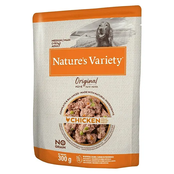 Nature's Variety Comida húmeda para perros Original Medium - 300 g, Pollo - Vista frontal