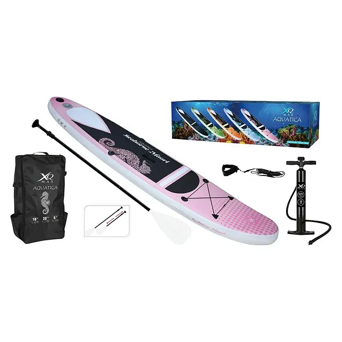 Paddle surf Seahorse - L x An x Al: 305 x 71 x 15 cm, Carga útil: 150 kg, Hinchable - Vista angular