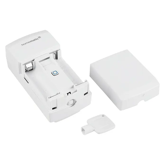 Homematic IP Heizkörper-Thermostat HmIP-eTRV-C - Batteriebetrieben, 4,8 x 5,1 x 9,8 cm - Detailaufnahme