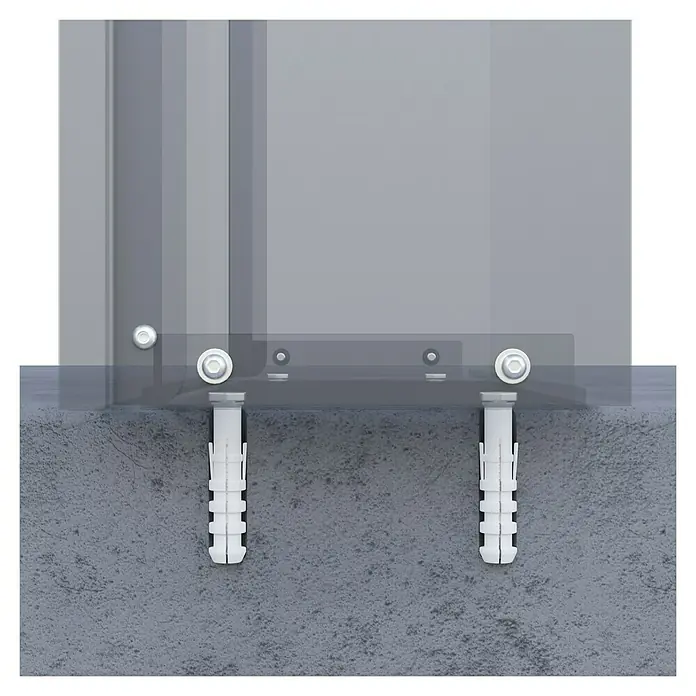 Standbriefkasten Maximus - L x B x H: 14 x 39,5 x 115 cm, RAL 7016, Solarhausnummer - Detailaufnahme