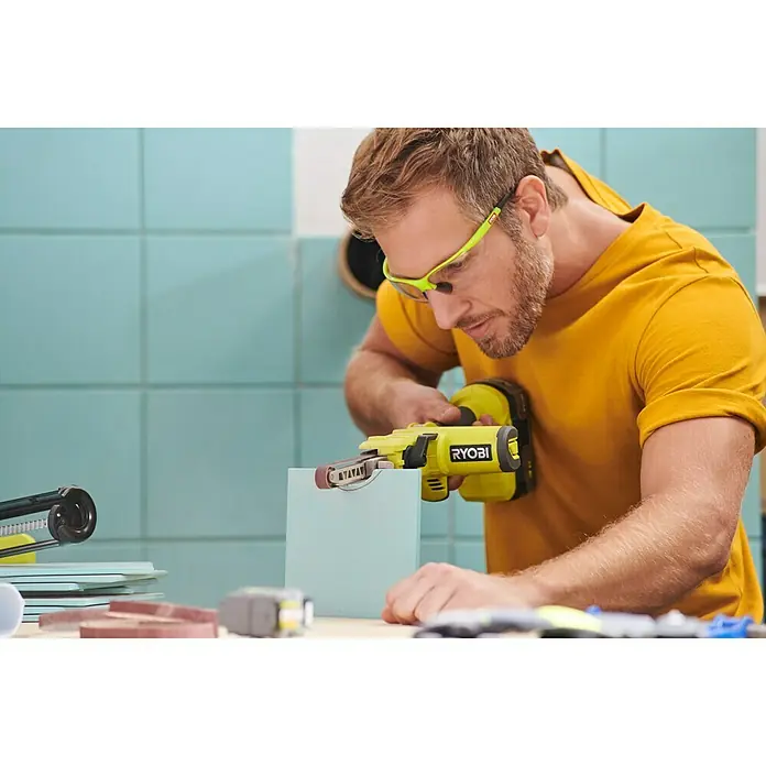 Ryobi ONE+ Lijadora de banda de batería R18PF-0 - 18 V, Sin batería, Velocidad de cinta: 0 m/min - 630 m/min