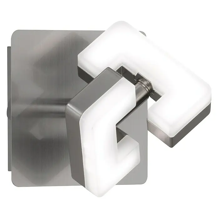 WOFI Deckenstrahler Zara - 5,2 W, L x B x H: 10 x 10 x 12 cm, Nickel-matt, Sonstige, 1 Stk. - Rechte Seitenansicht