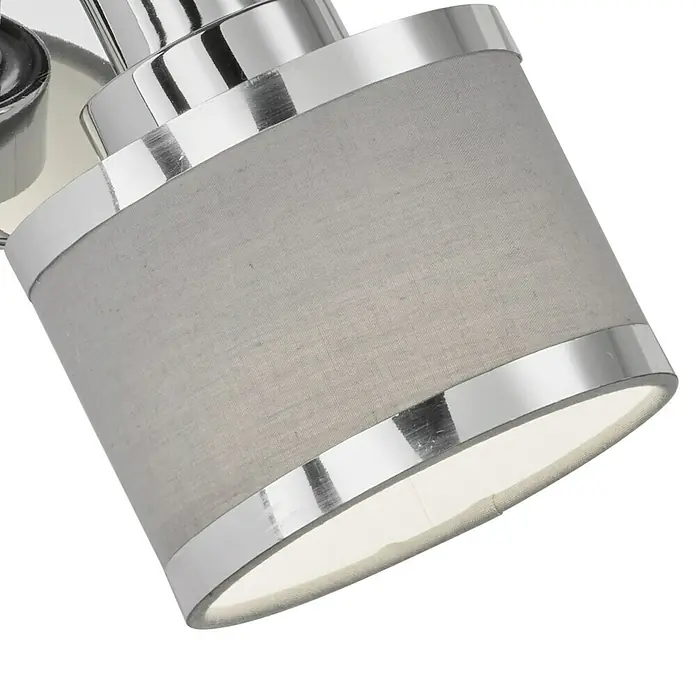 WOFI Deckenstrahler Alexia - 28 W, L x B x H: 11,4 x 10 x 19 cm, Chrom, E14, 1 Stk. - Detailaufnahme