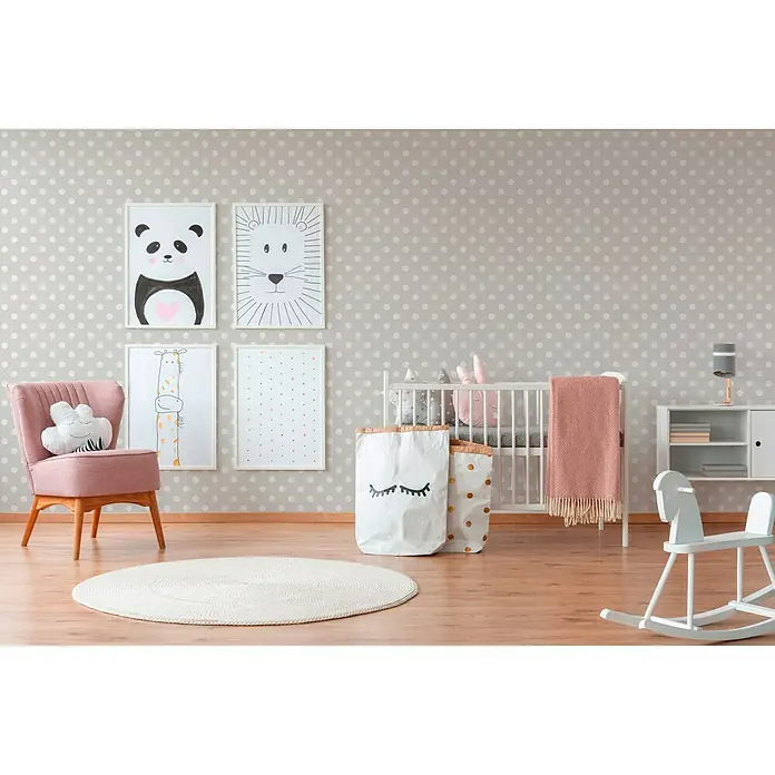 AS Creation Boys And Girls 6 Vliestapete - Taupe/Weiß, Grafisch, 10,05 x 0,53 m - Stimmungsaufnahme